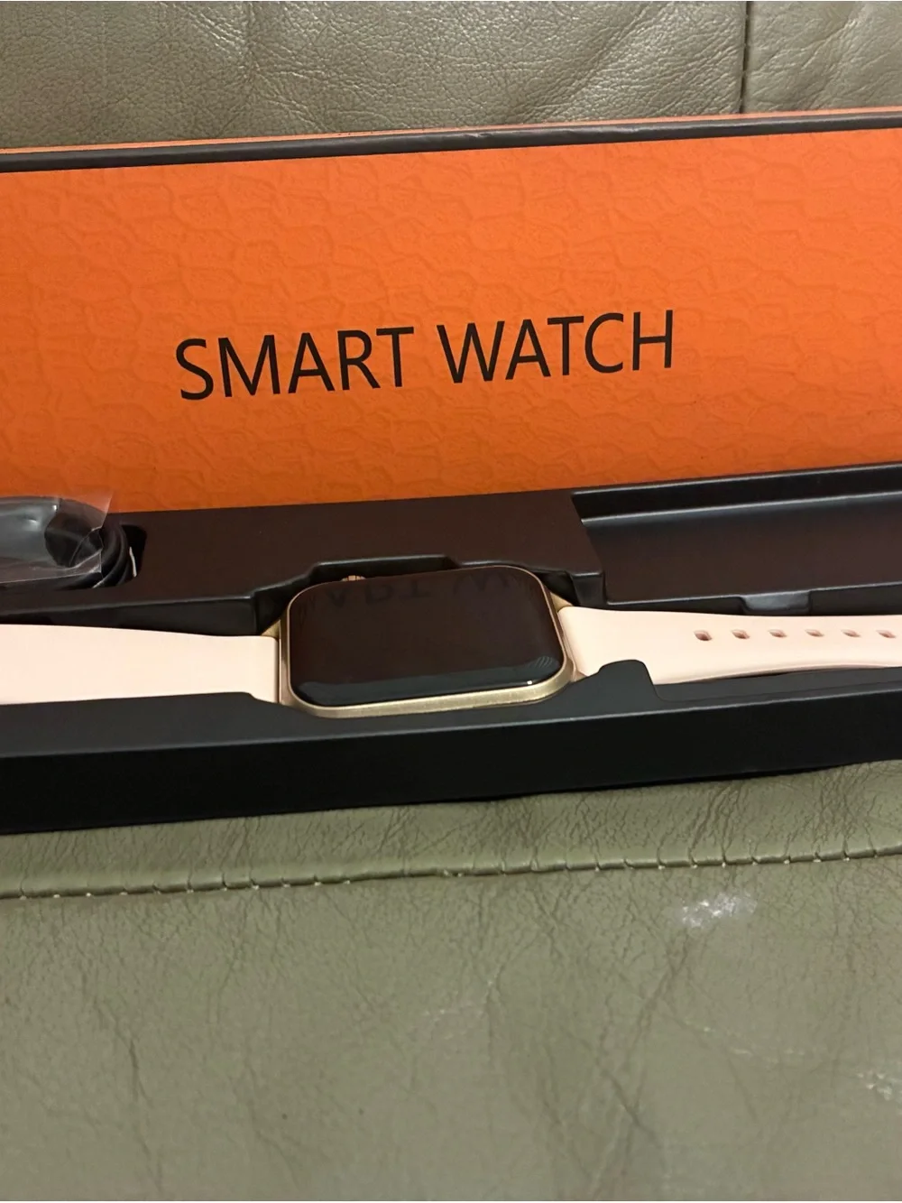 Pink Smartwatch with Rose Gold Case - Fashion Fitness Wearable